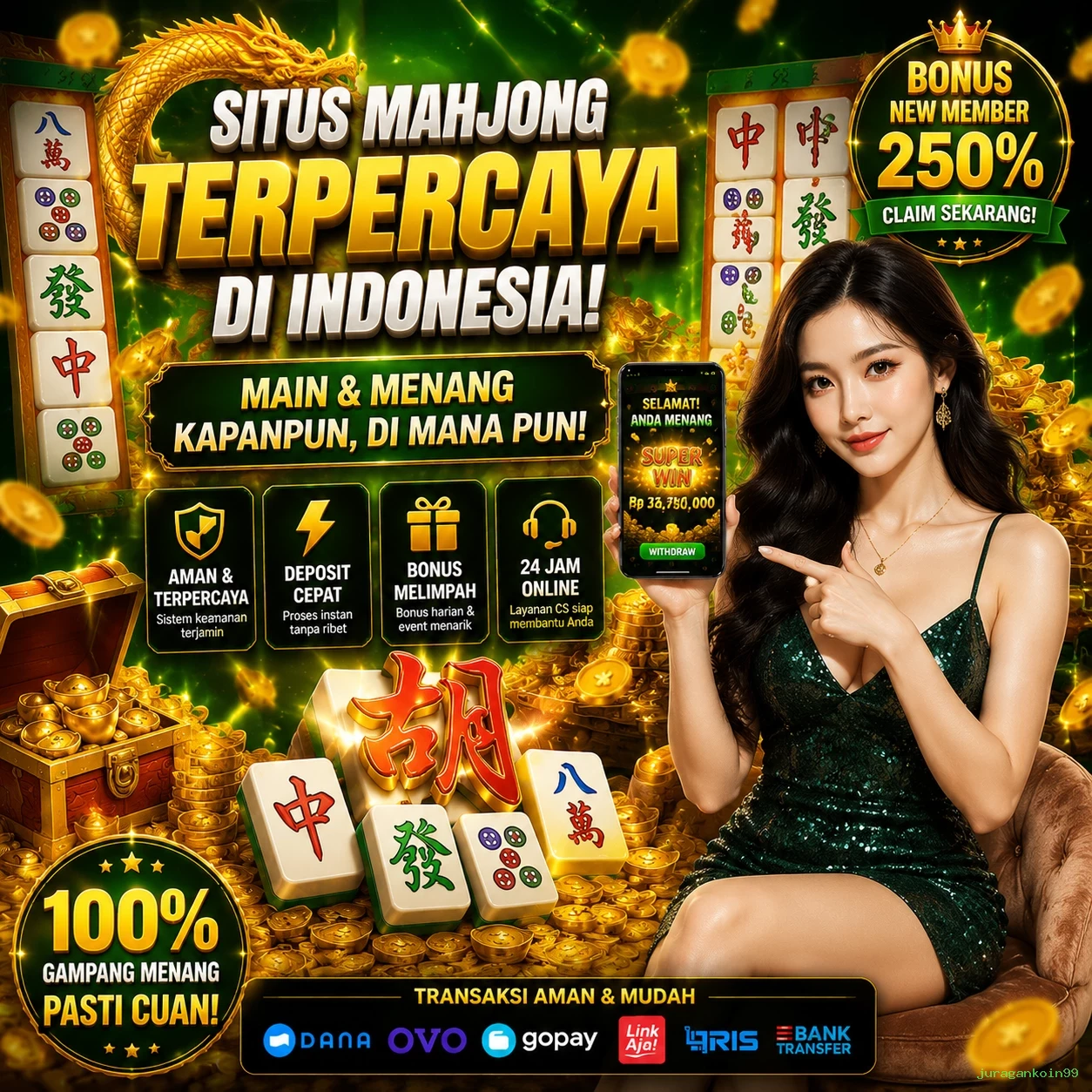 Ikon aplikasi juragankoin99 resmi